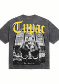 Tupac “Legacy” Acid Wash Oversized T-Shirt