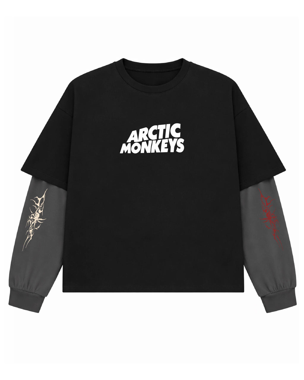Arctic Monkeys Layered Oversized T-Shirt