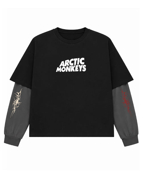 Arctic Monkeys Layered Oversized T-Shirt