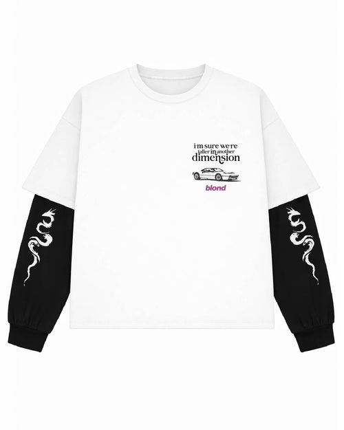 Blond Frank Oversized Layered T-Shirt