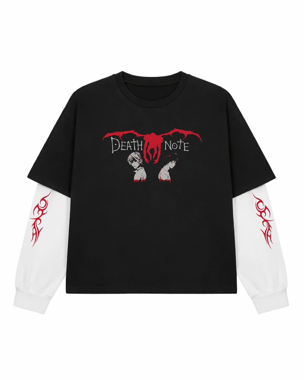 Death Note Oversized Layered T-Shirt