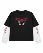 Death Note Oversized Layered T-Shirt