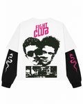 Fight Club Statement Layered Oversized T-Shirt