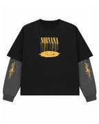Nirvana Statement Layered Oversized T-Shirt