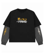 One Piece Luffy Red Hawk Oversized Layered T-Shirt