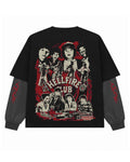 Stranger Things Oversized Layered T-Shirt