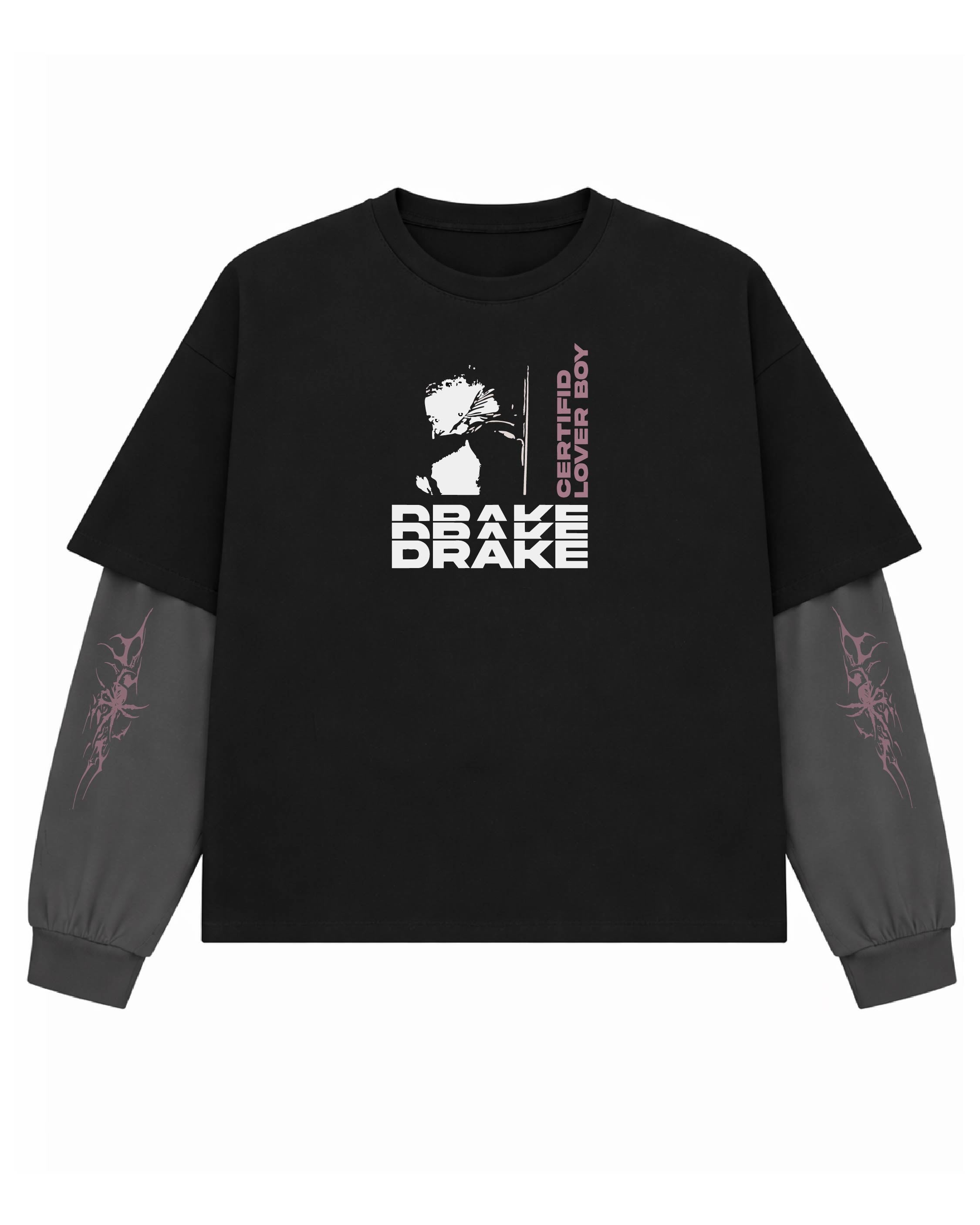 Drake Oversized Layered T-Shirt