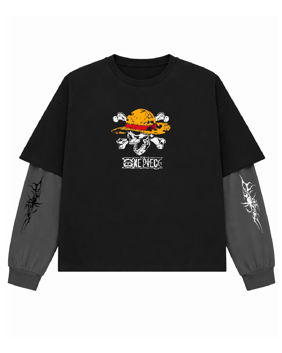 One Piece Oversized Layered T-Shirt