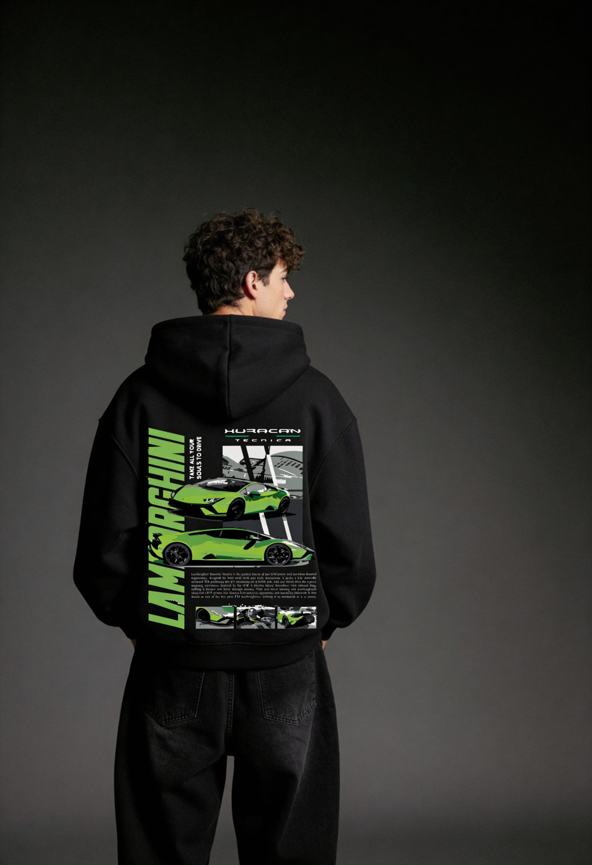 Lamborghini Huracán Oversized Hoodie