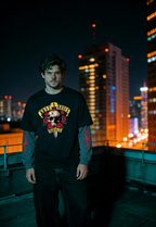 Guns N Roses Layered Oversized T Shirt