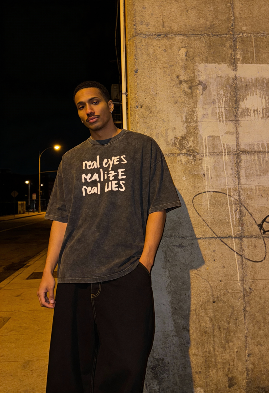 Tupac “Legacy” Acid Wash Oversized T-Shirt