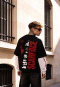 Scarface Layered Oversized T-Shirt