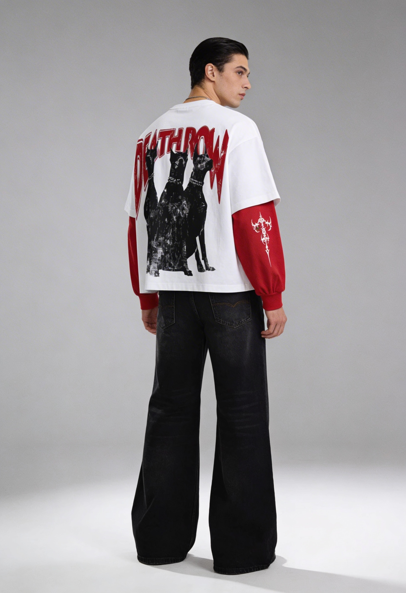 Death Row Legacy Oversized Layered T-Shirt