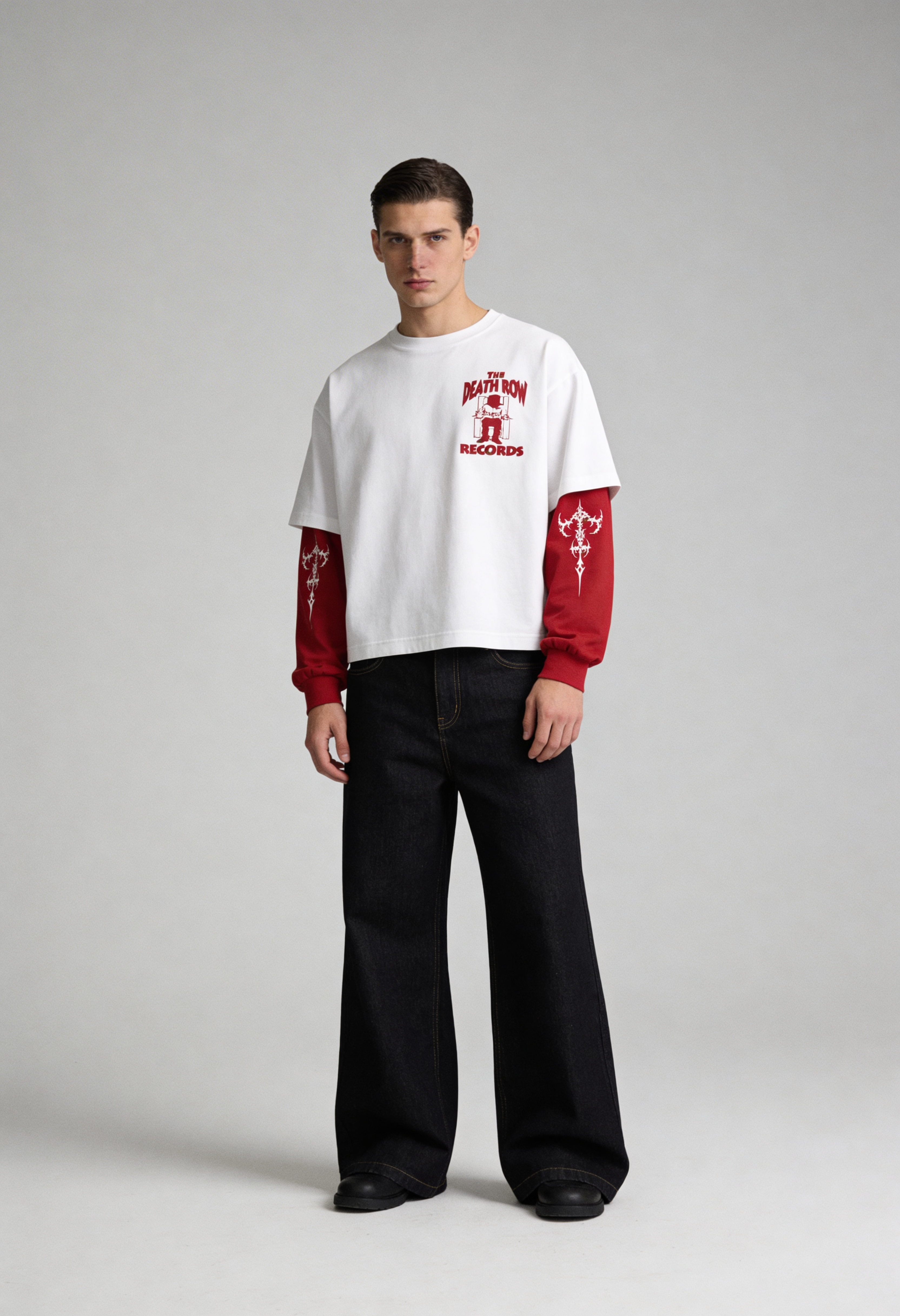 Death Row Legacy Oversized Layered T-Shirt