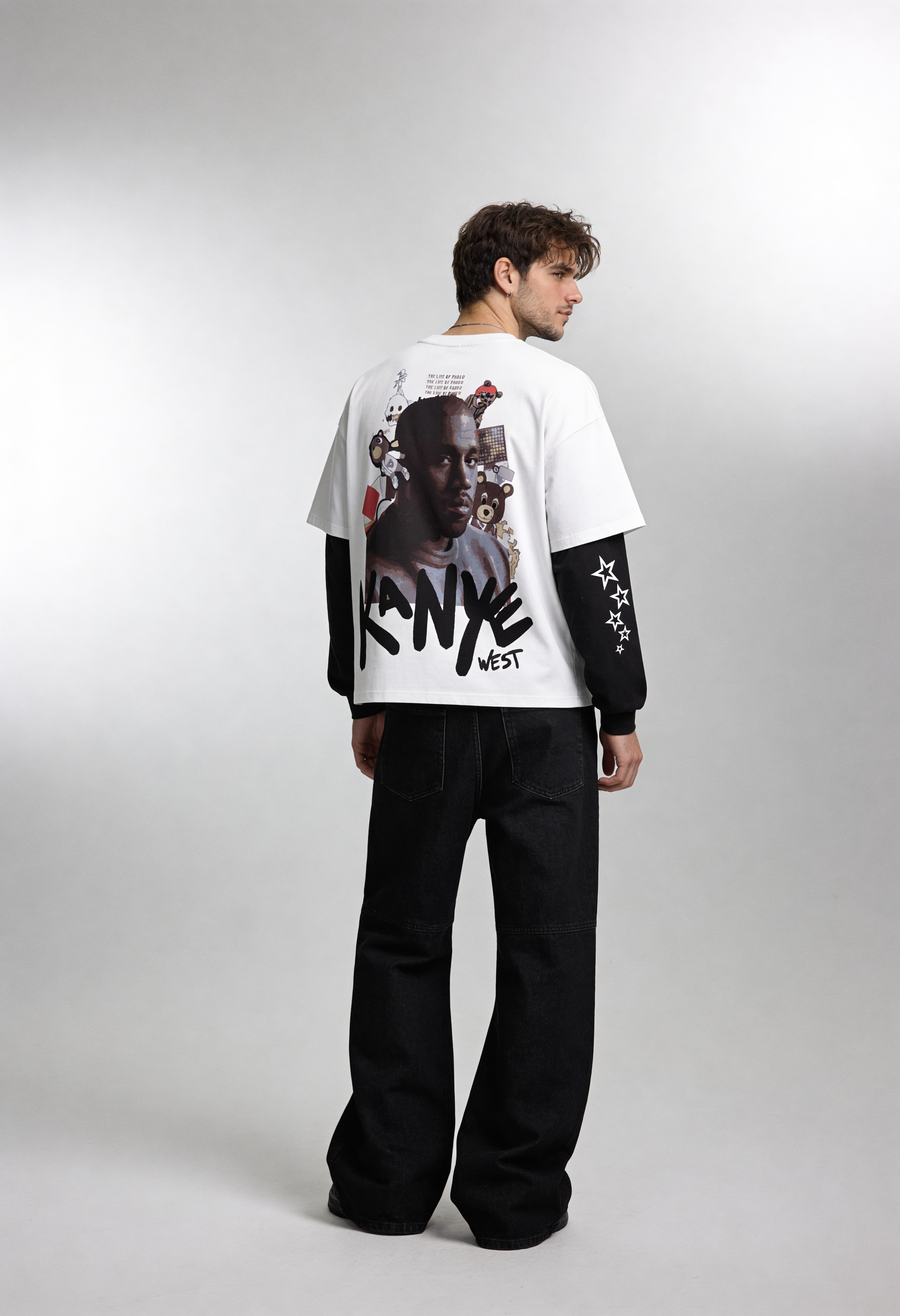 Kanye West Oversized Layered T-Shirt