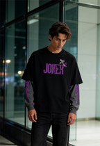 Joker Oversized Layered T-Shirt