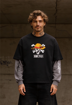 One Piece Oversized Layered T-Shirt