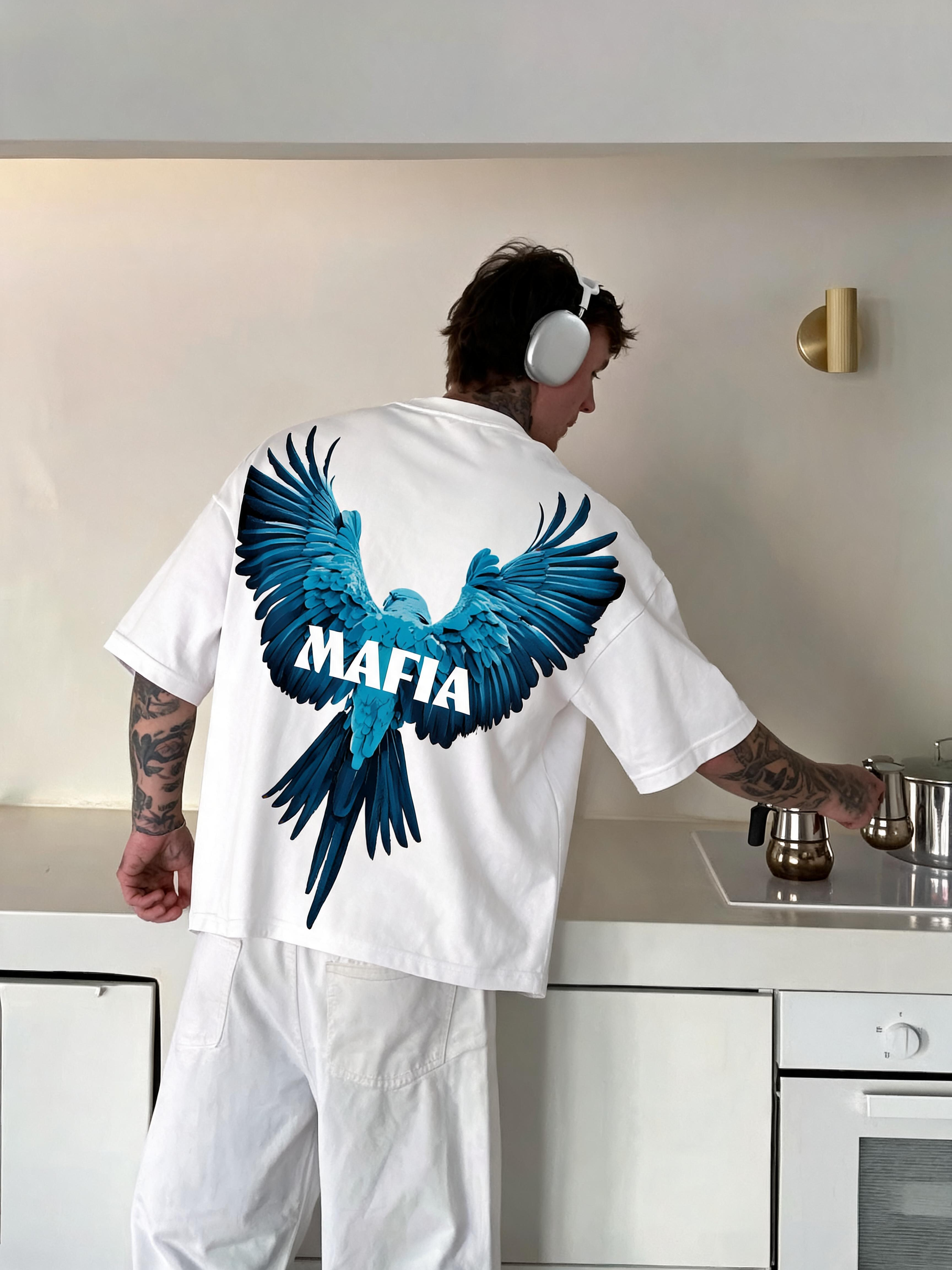 Sinner Mindset White Oversized T-Shirt