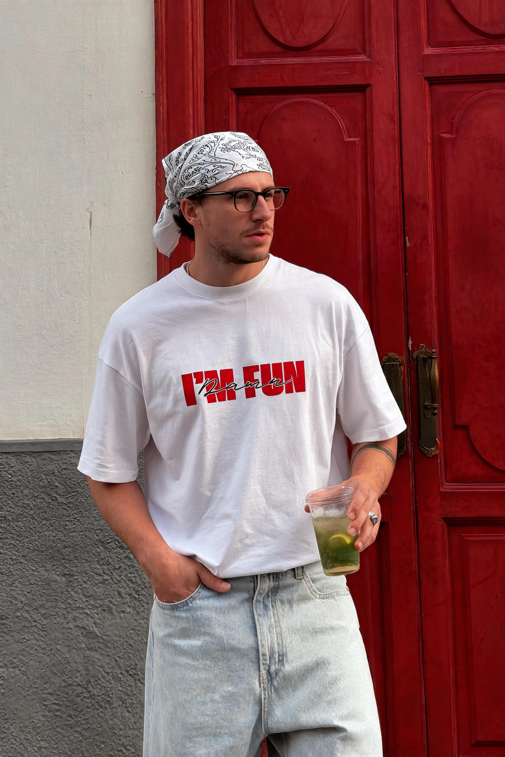 Kinda Bad Influence Oversized T-Shirt